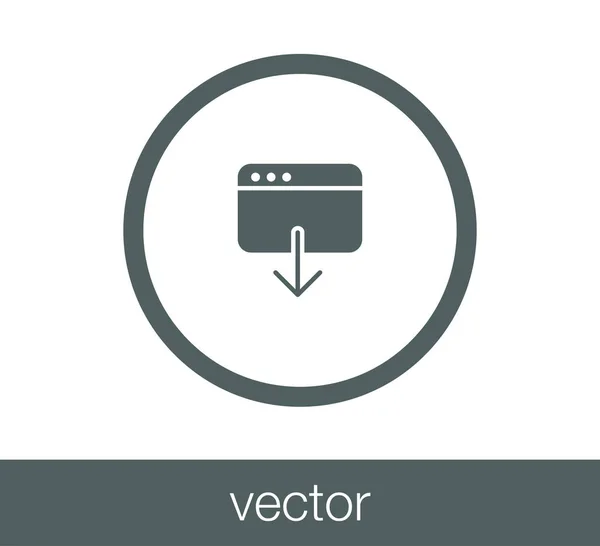 Symbole für das Codefenster — Stockvektor