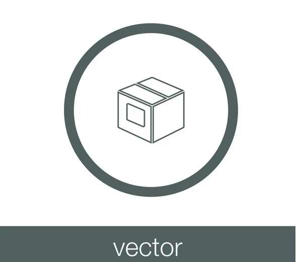 Ícone de caixa de carga — Vetor de Stock
