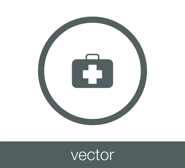 First aid kit icon — Stock Vector