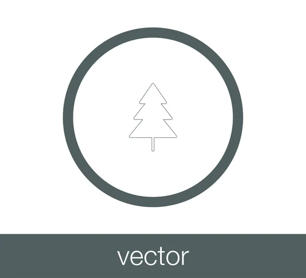 Icona web albero — Vettoriale Stock