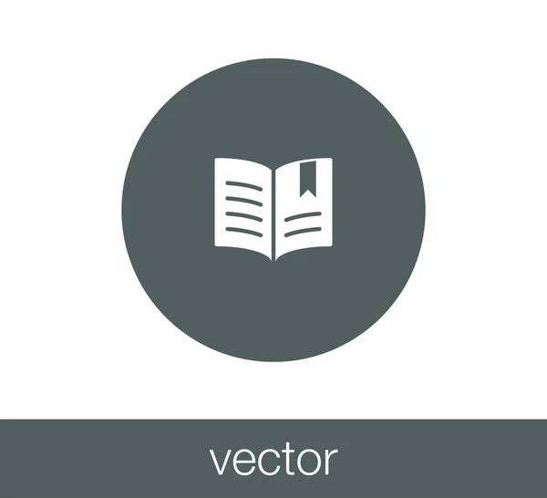 Réserver Flat Icon — Image vectorielle