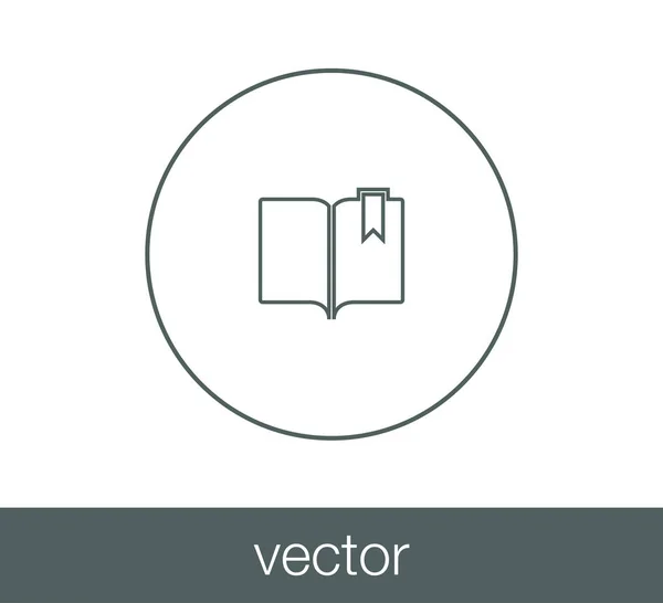 Book flat icon — Stock Vector