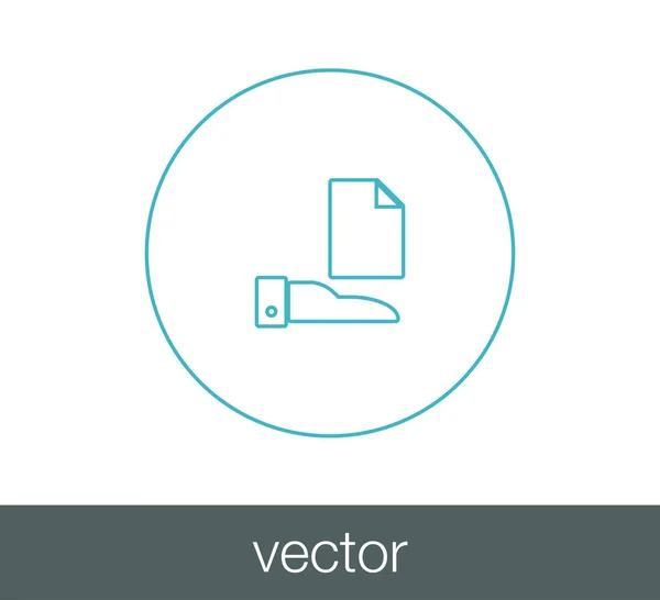 Diseño del icono Nota — Vector de stock