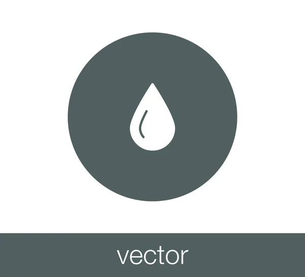 Vércsepp ikon — Stock Vector