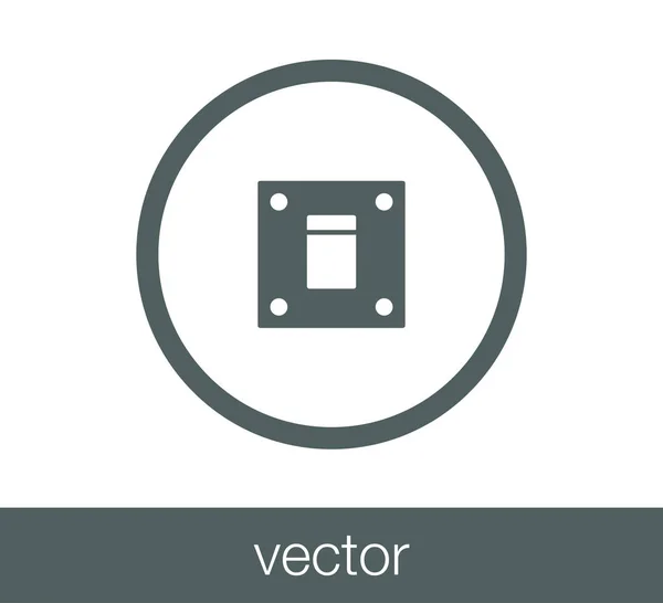 Ícone botão interruptor . — Vetor de Stock