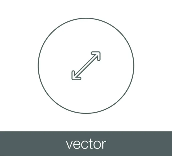 Ícone símbolo escala . —  Vetores de Stock