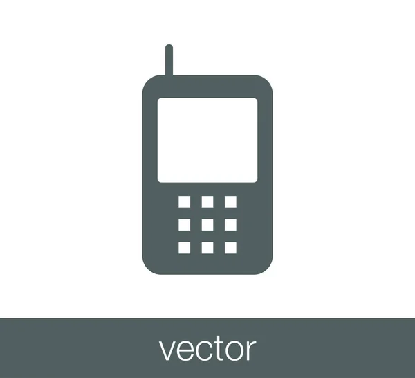 Mobiltelefon ikon — Stock Vector