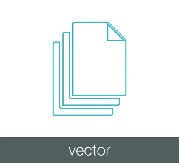 Diseño del icono Nota — Vector de stock