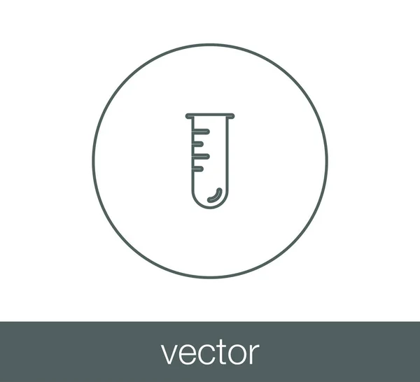 Icono del tubo químico . — Archivo Imágenes Vectoriales