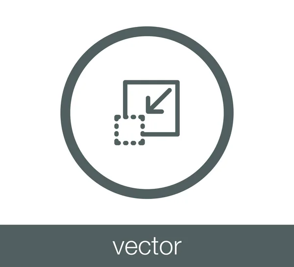 Icono de herramienta de escala . — Vector de stock