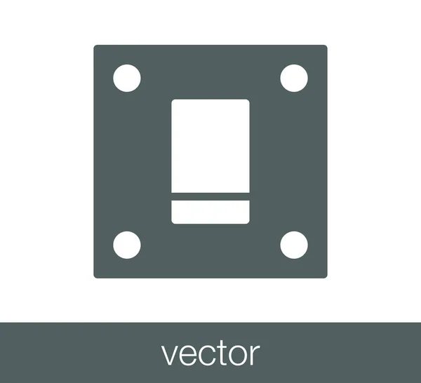 Ícone botão interruptor . — Vetor de Stock