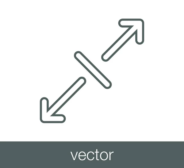 Werkzeug-Symbol skalieren. — Stockvektor