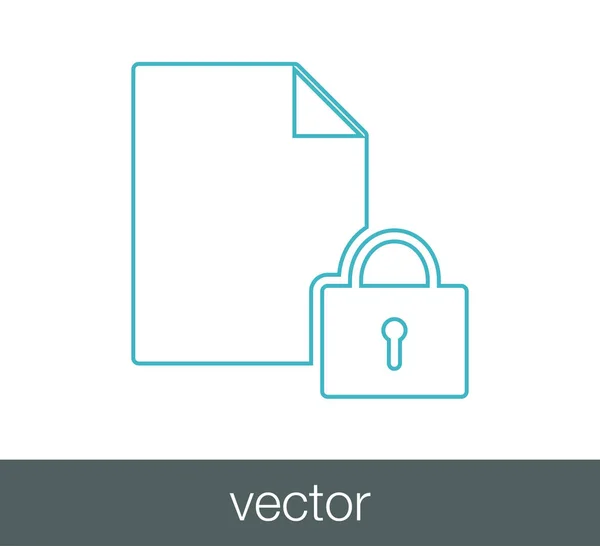 Diseño del icono Nota — Vector de stock