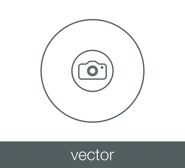 Photo camera icon — Stock Vector