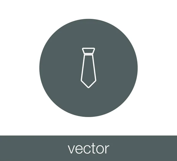 Cravate icône simple — Image vectorielle
