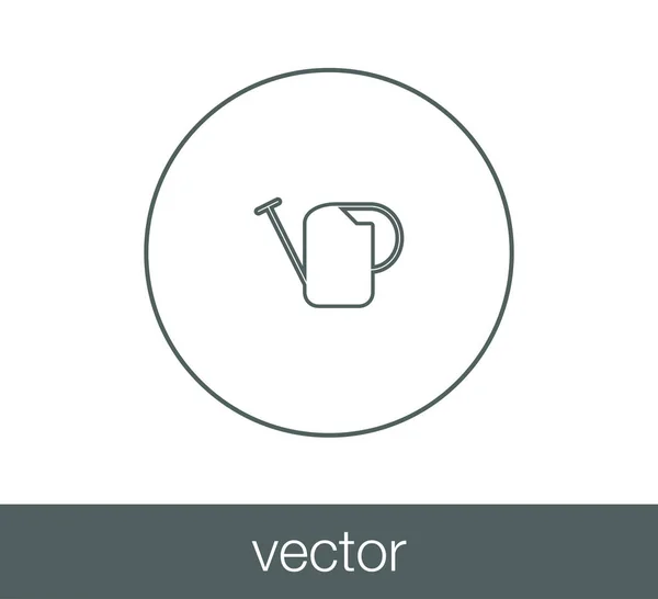 Icono de regadera — Vector de stock