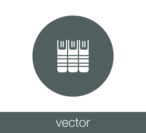 Arquivo ícone plano — Vetor de Stock