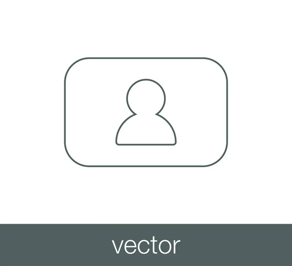 Kép lapos ikonra. — Stock Vector