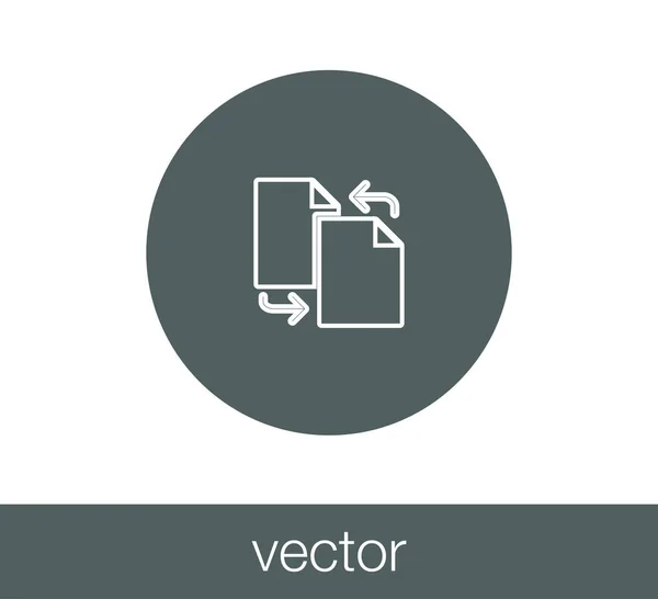 Conception de l'icône Fichier — Image vectorielle