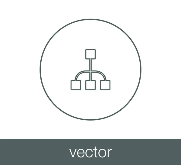 Иконка сети . — стоковый вектор