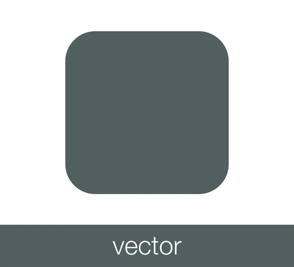 Stop key icon — Stock Vector