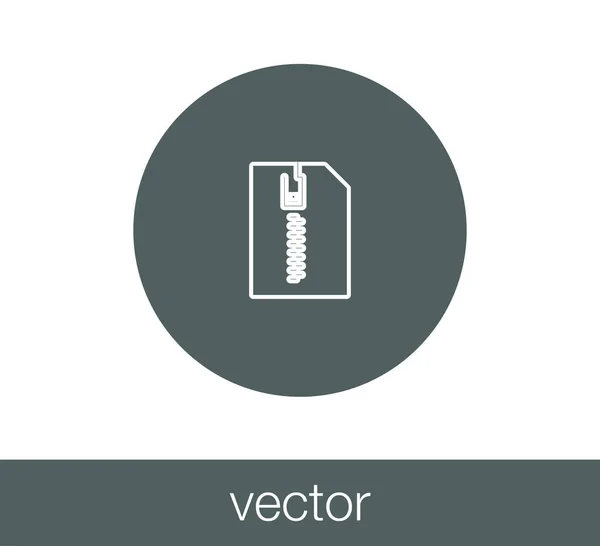 Conception de l'icône Fichier — Image vectorielle