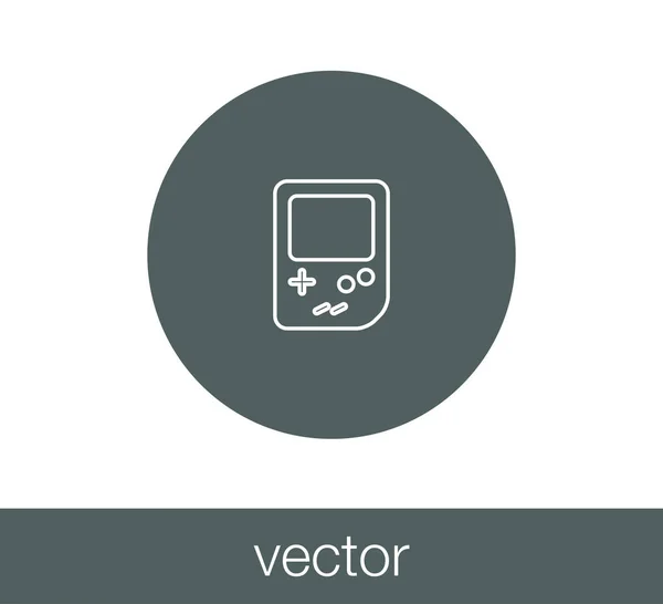 Icône console de jeu — Image vectorielle