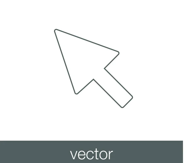 Kurzor mutató ikon. — Stock Vector