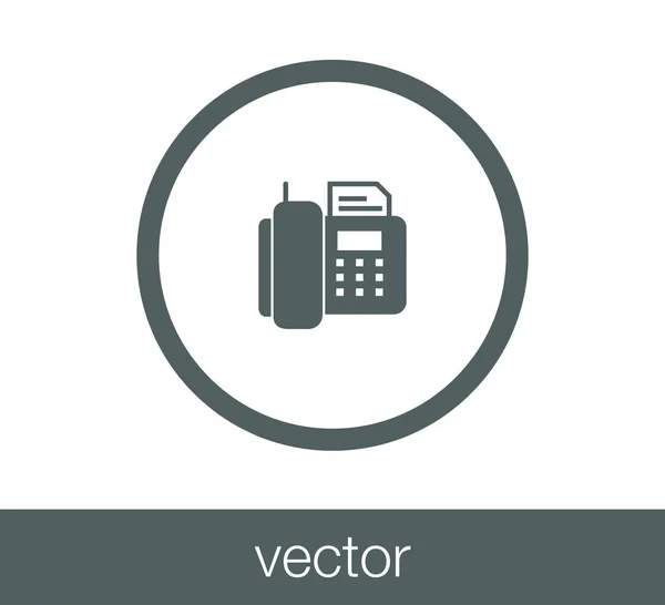 Phone flat icon — Stock Vector