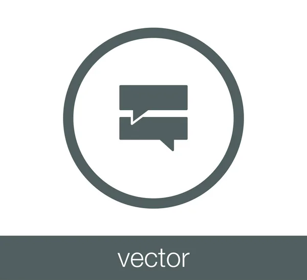 Pictograma chat. Comment icon — Vector de stoc