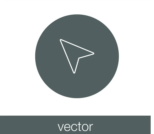 Ikona kurzoru ukazatele. — Stockový vektor