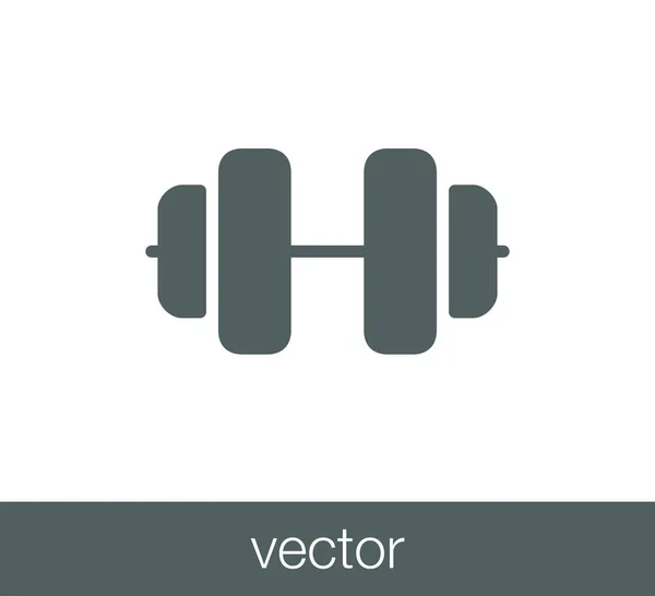Gym weight icon. — Stock Vector