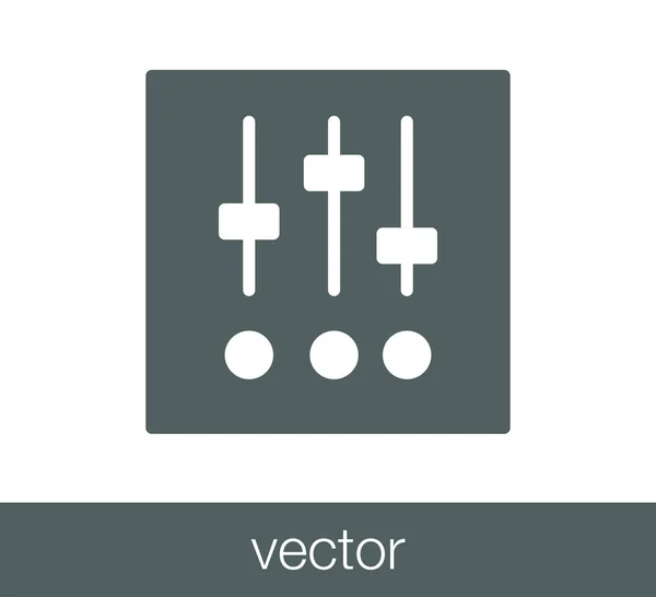 Icono del panel de control . — Vector de stock