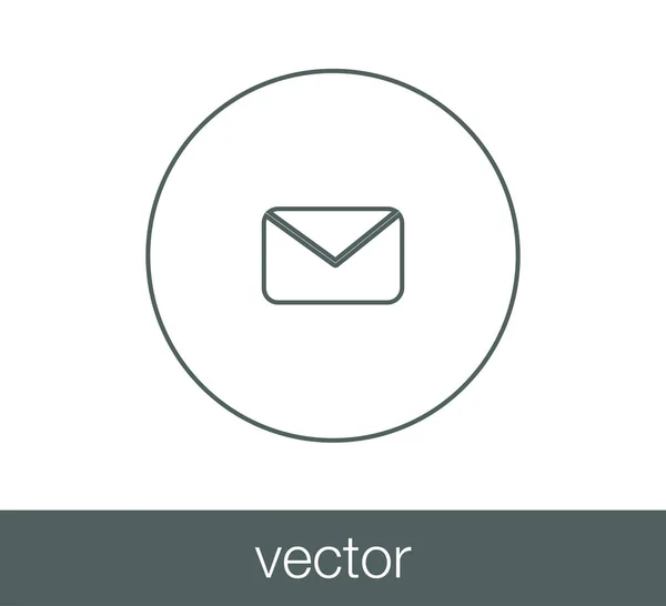 Basit e-posta simgesi — Stok Vektör