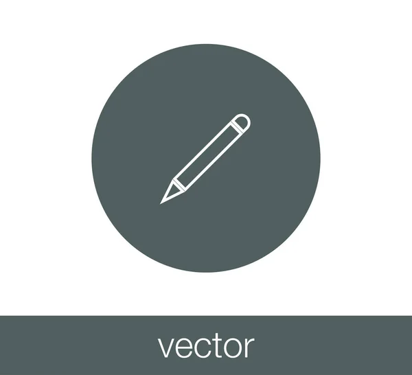 Pencil simple icon — Stock Vector