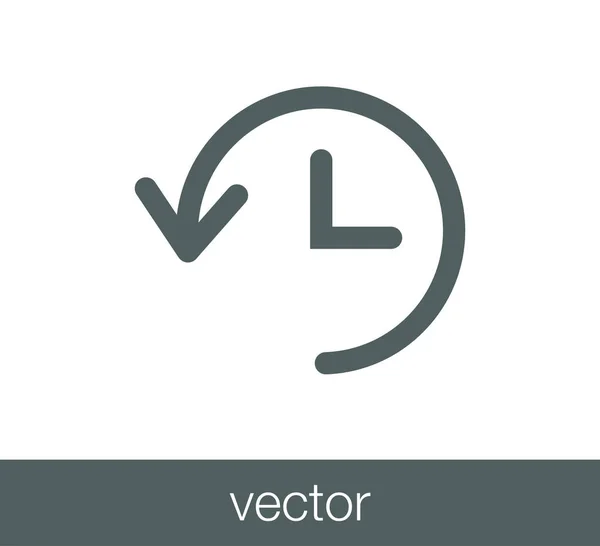 Recargar icono de símbolo . — Vector de stock