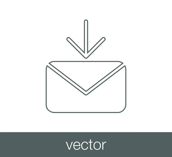 Email icône simple — Image vectorielle