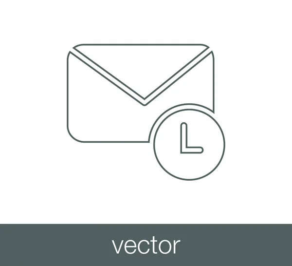 E-Mail einfaches Symbol — Stockvektor