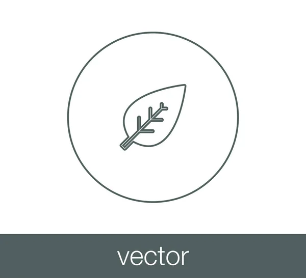 Hoja web icono . — Vector de stock