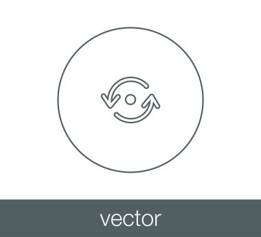 Yeniden yükle sembol simge.