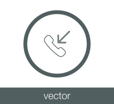 telefon simgesi illüstrasyon.