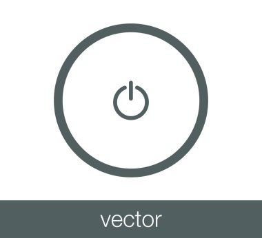 Güç simgesi simgesi.