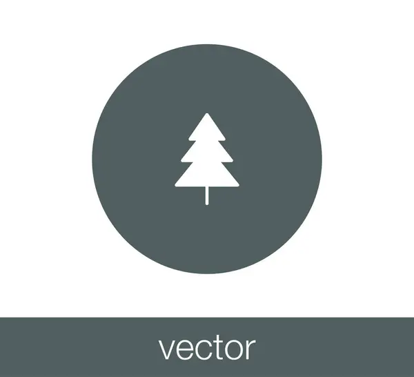 Tree web icon — Stock Vector