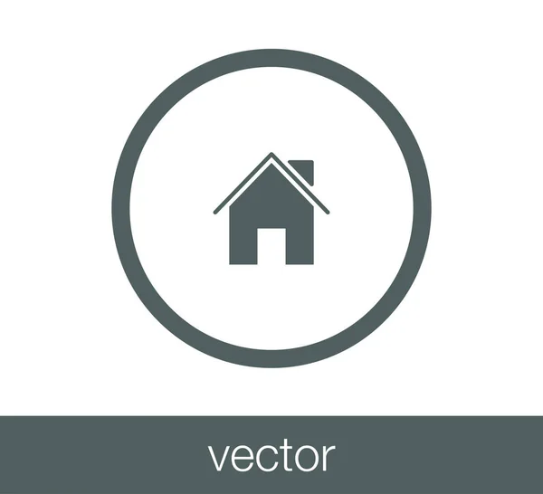 Home icon. House icon. — Stock Vector