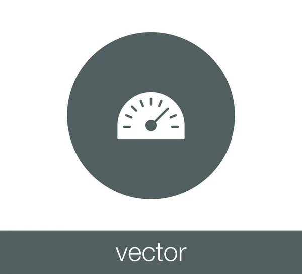 Ikona webové rychloměru. — Stockový vektor