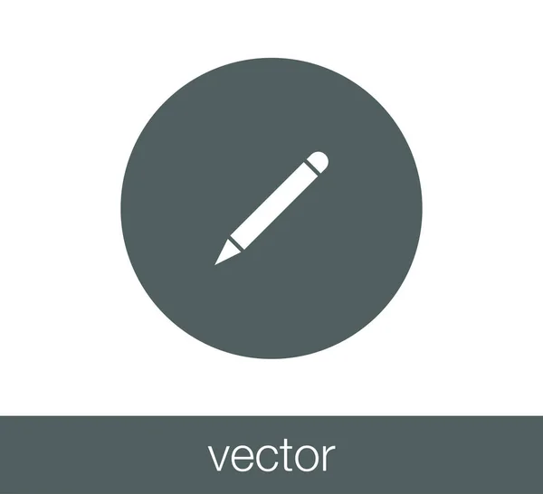 Простий піктограма олівця — стоковий вектор