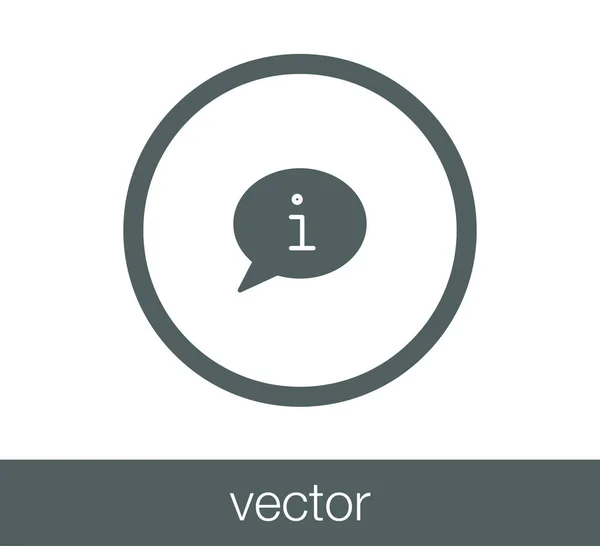 Chat-Symbol. Kommentar-Symbol — Stockvektor