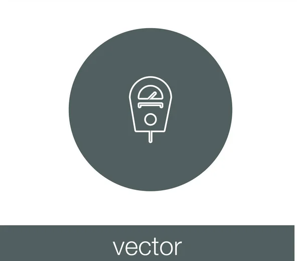 Parking ticket machine icon — Stock Vector