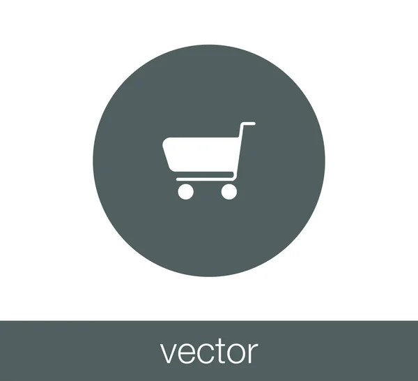 Shopping cart icon — Stock Vector