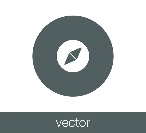 Icono de flecha de navegación . — Vector de stock